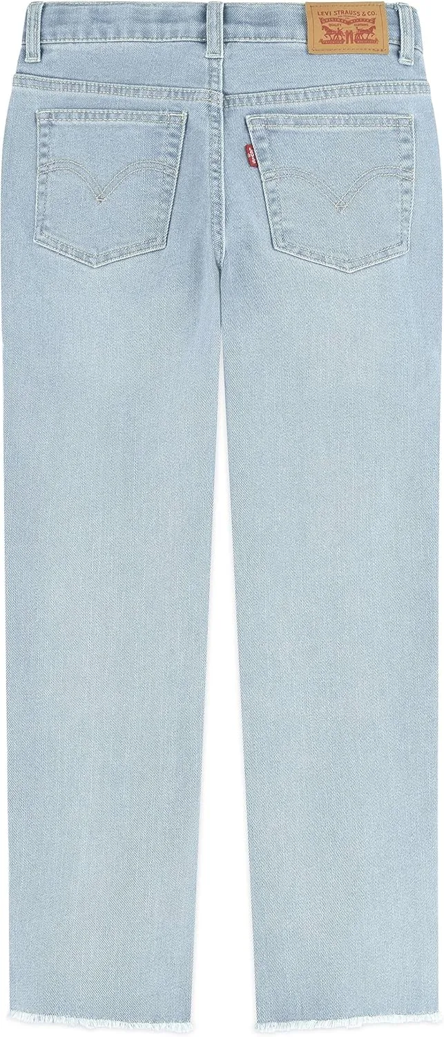 Girls' High Rise Straight Fit Jeans