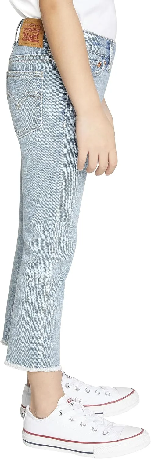 Girls' High Rise Straight Fit Jeans
