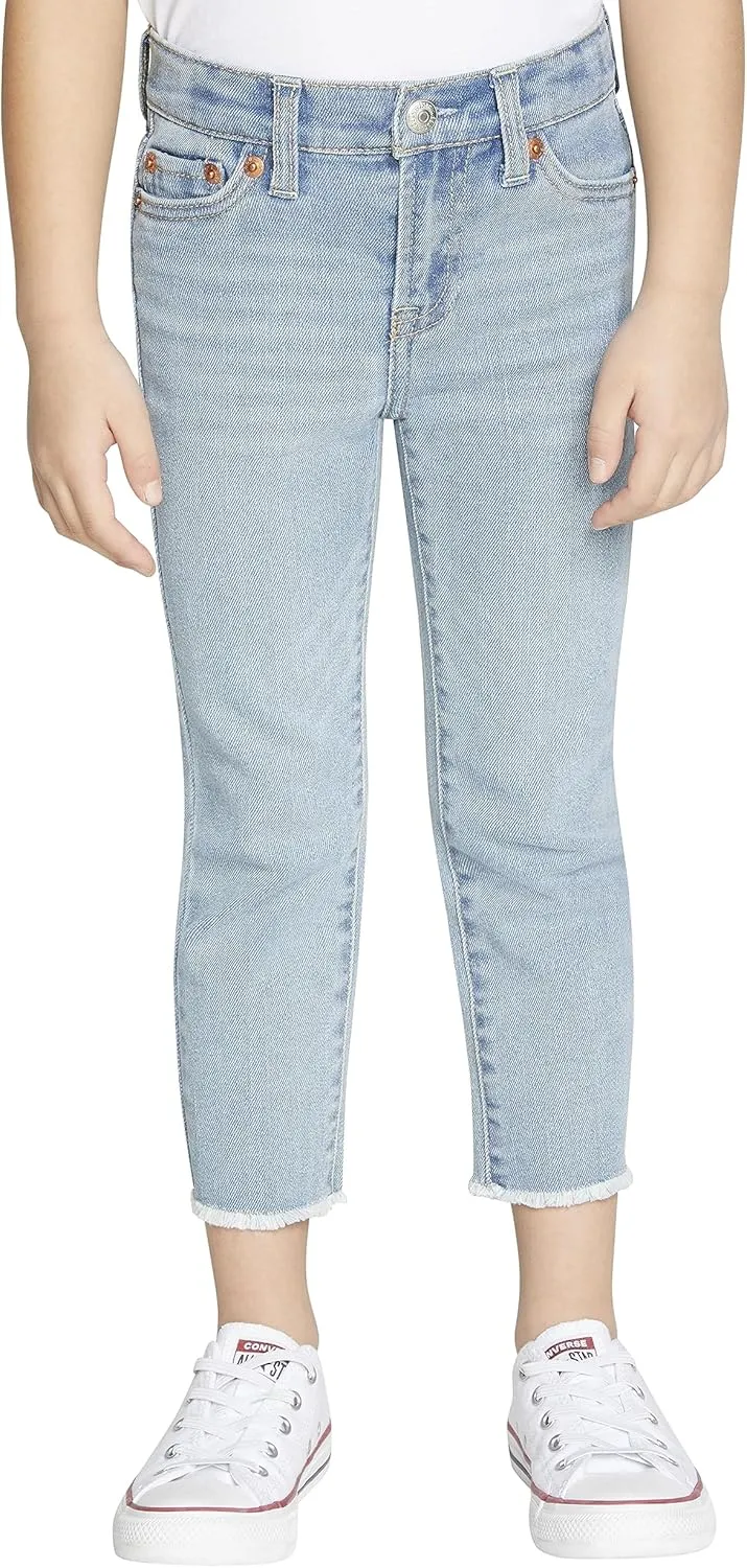 Girls' High Rise Straight Fit Jeans
