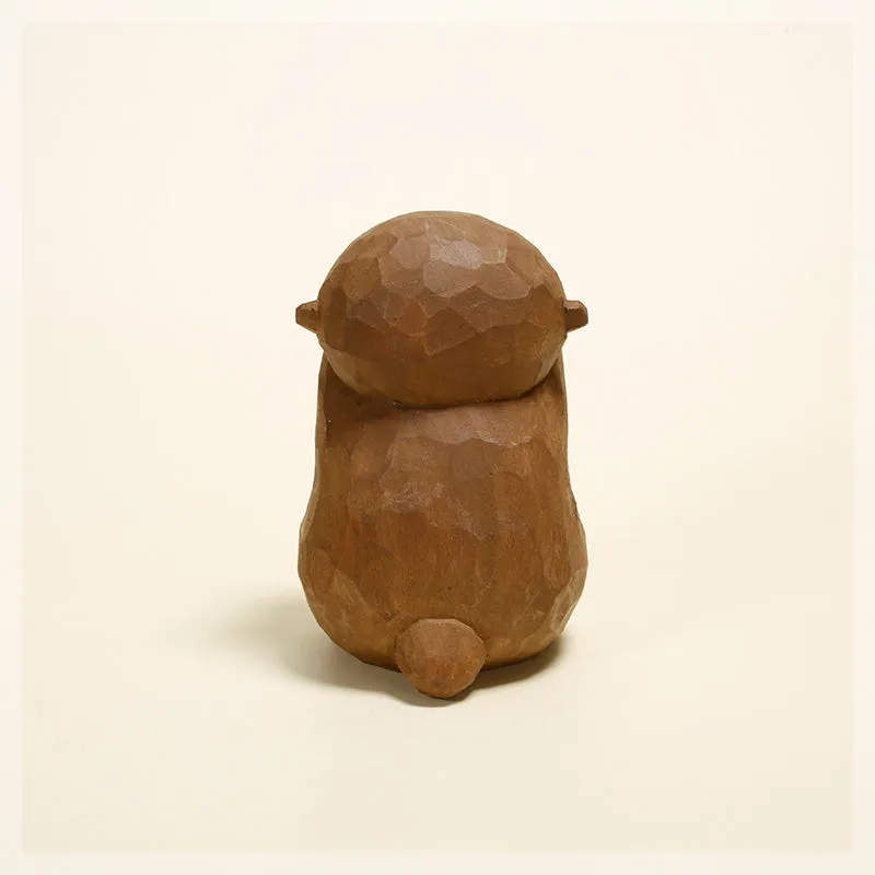 Gohobi Handmade Wooden Otter Ornament