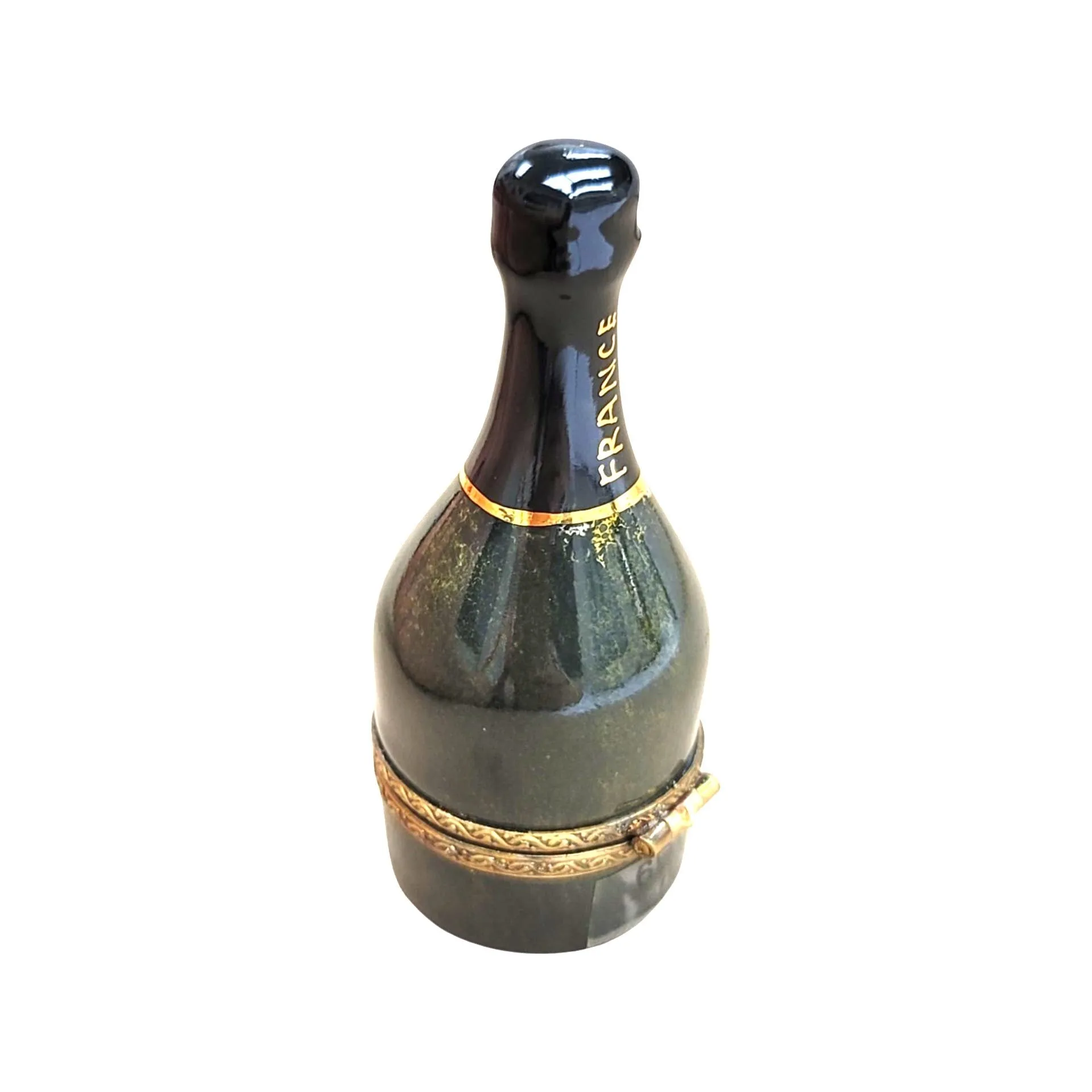 Green Champagne Bottle