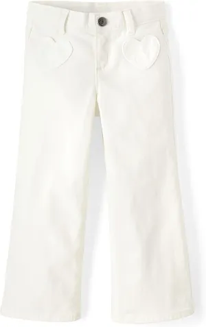 Gymboree Girls' and Toddler Wide Leg Jeans