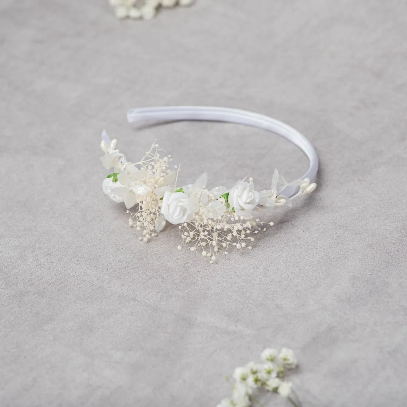 Holy communion flower headband