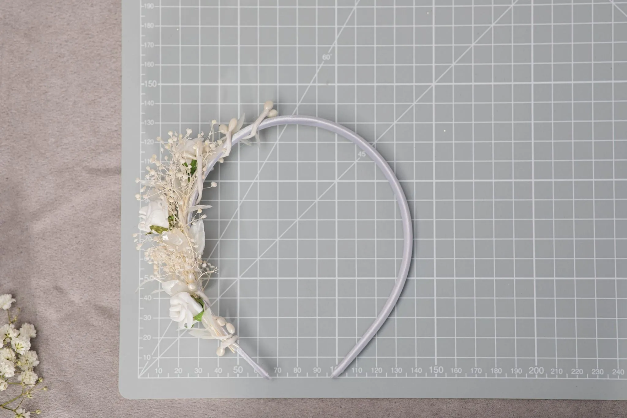Holy communion flower headband