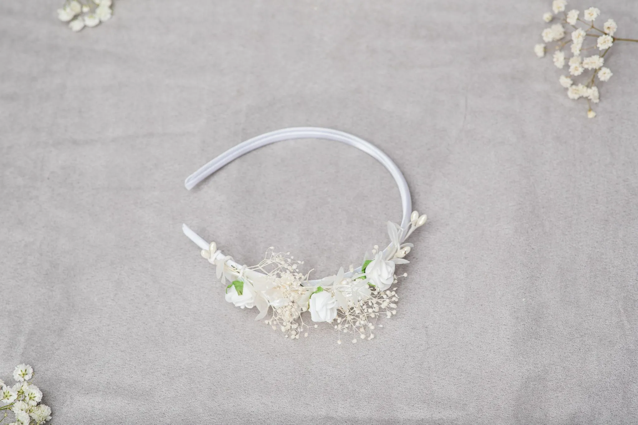 Holy communion flower headband