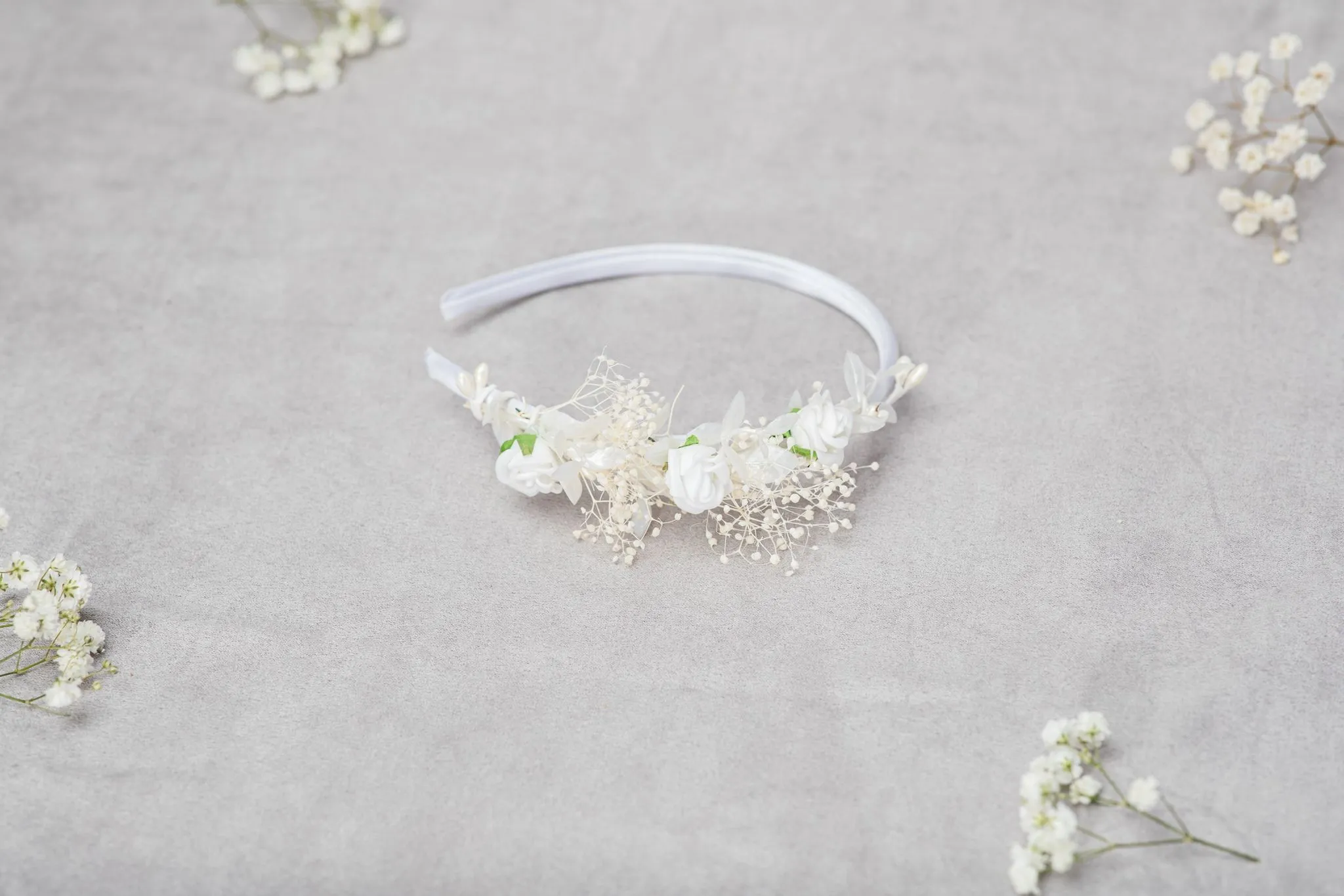 Holy communion flower headband