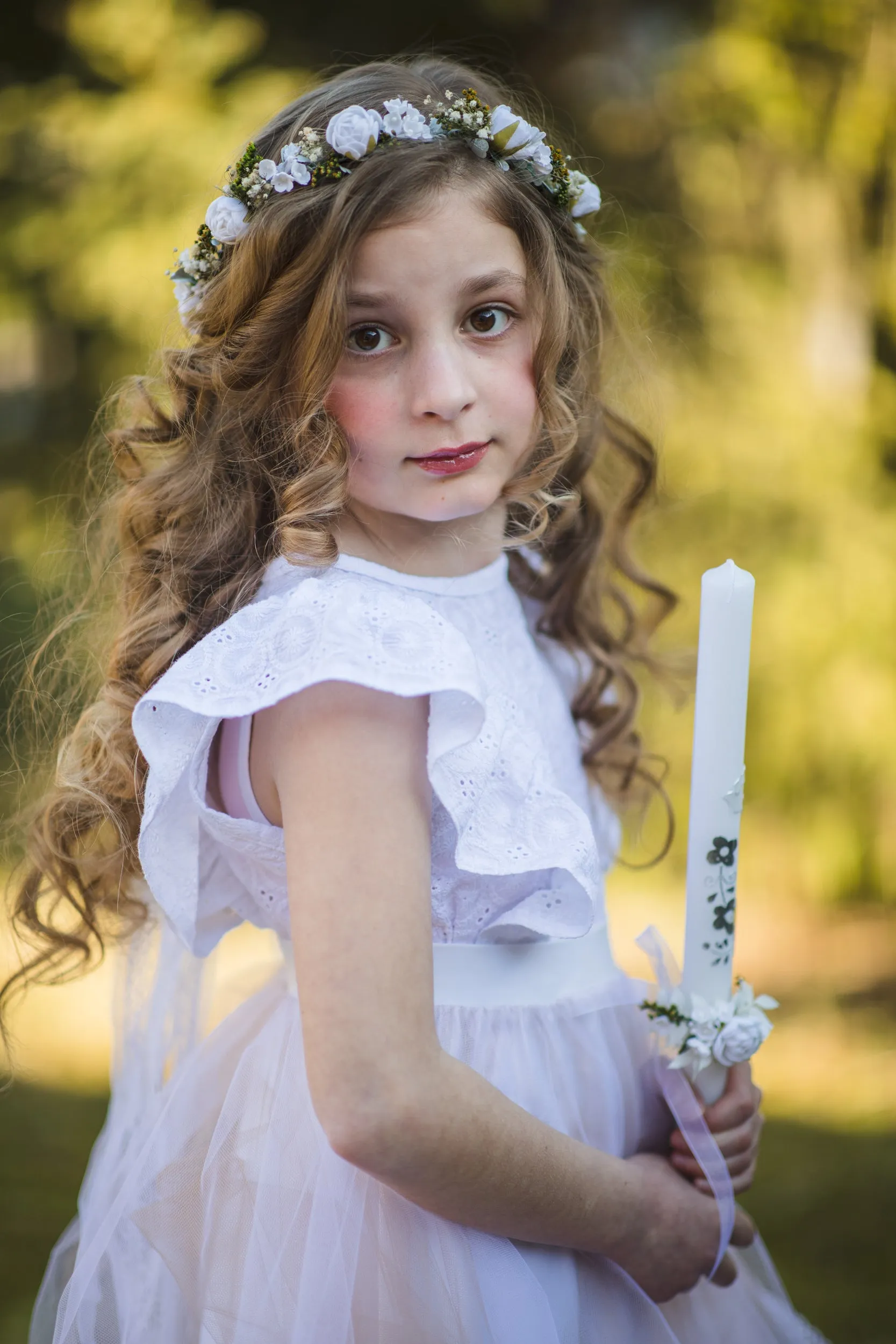 Holy communion headpiece with veil