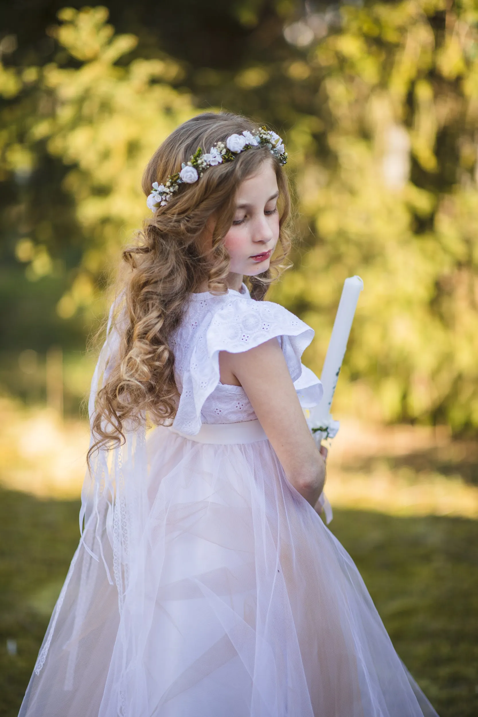 Holy communion headpiece with veil