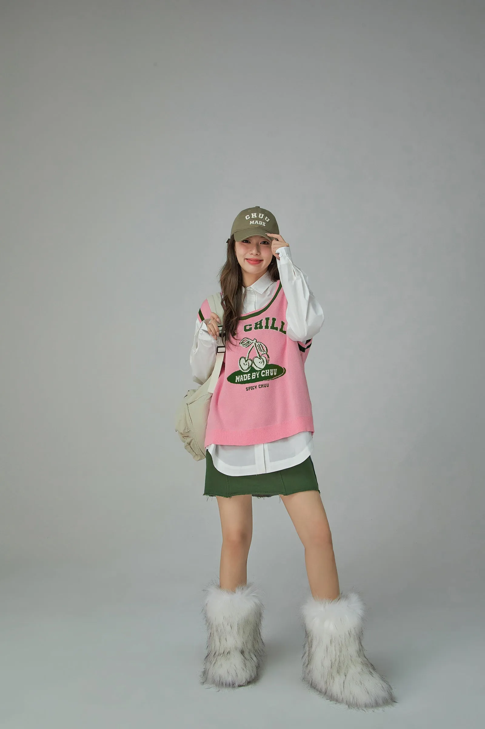 Hot Chilli Knit Vest
