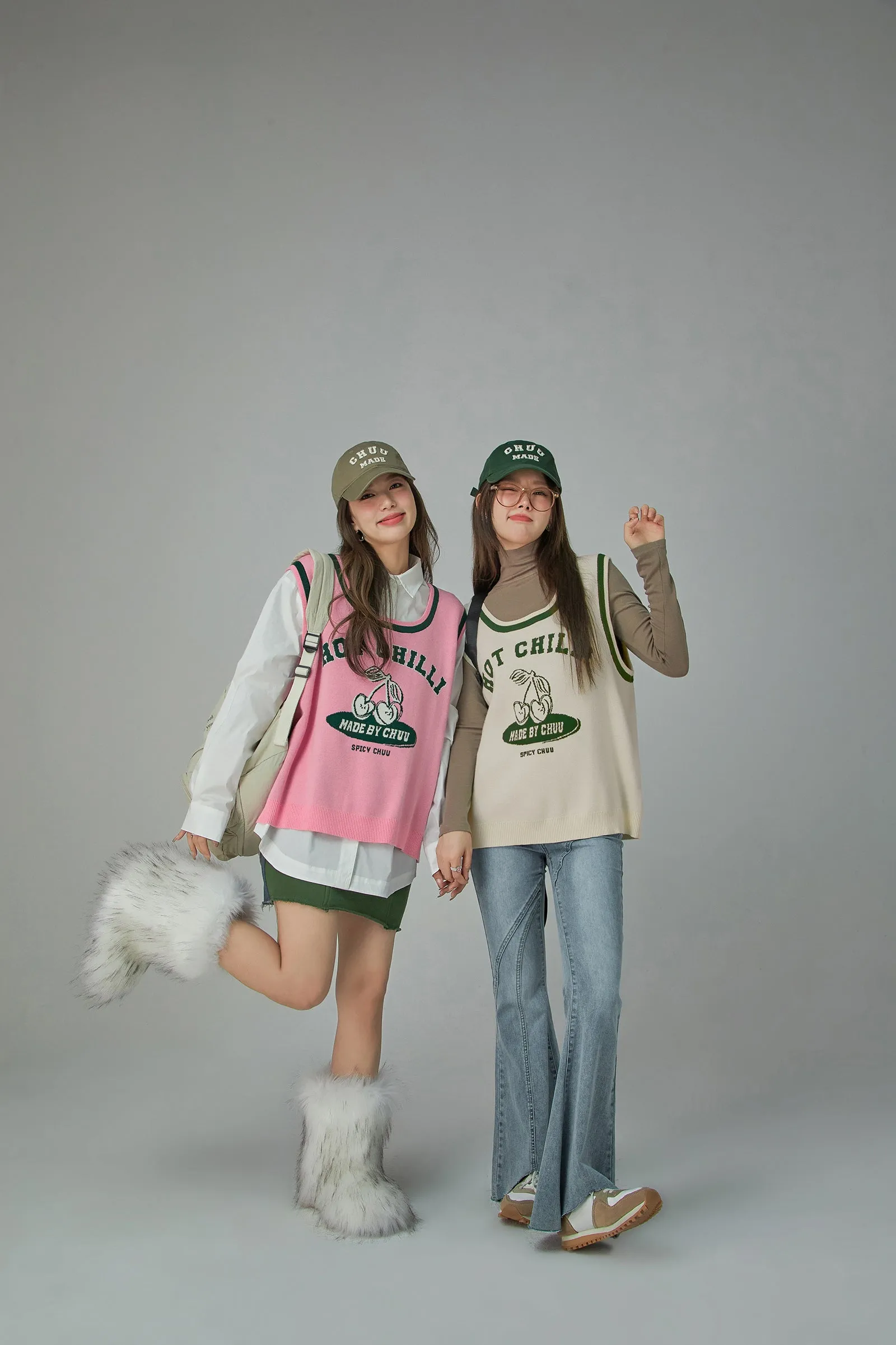 Hot Chilli Knit Vest