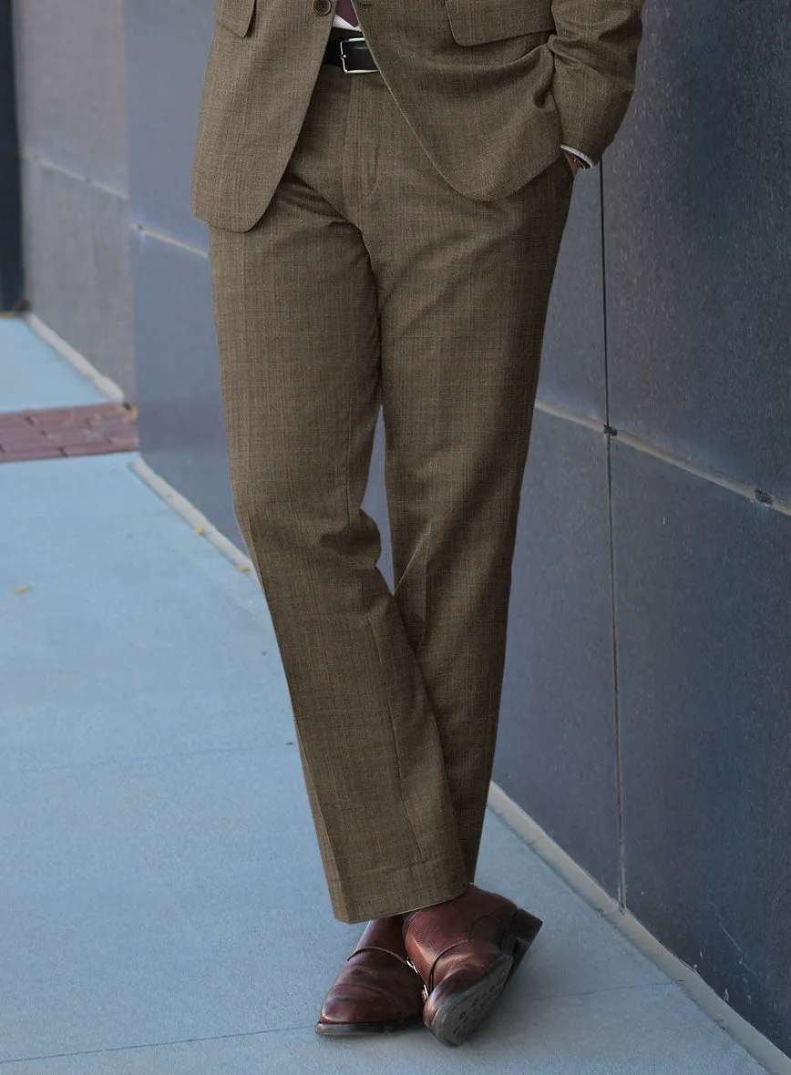 Huddersfield Brown Glen Pure Wool Suit