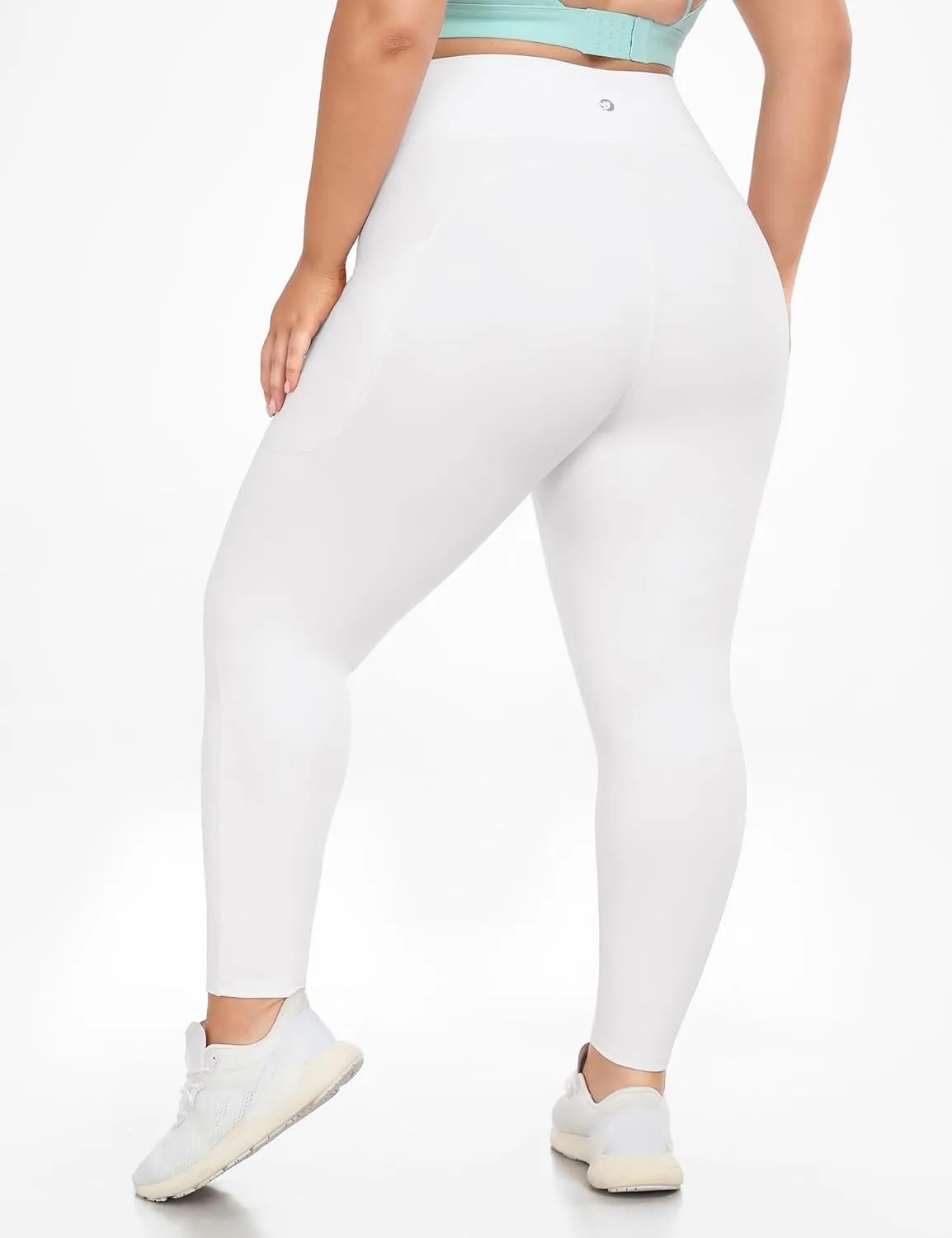 IUGA Buttery Soft Plus Size Leggings for Women No Front Seam Leggings with Pockets for Women Tummy Control Yoga Pants 3X 4X