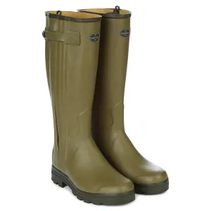 Le Chameau Mens Chasseur Leather Lined Boots