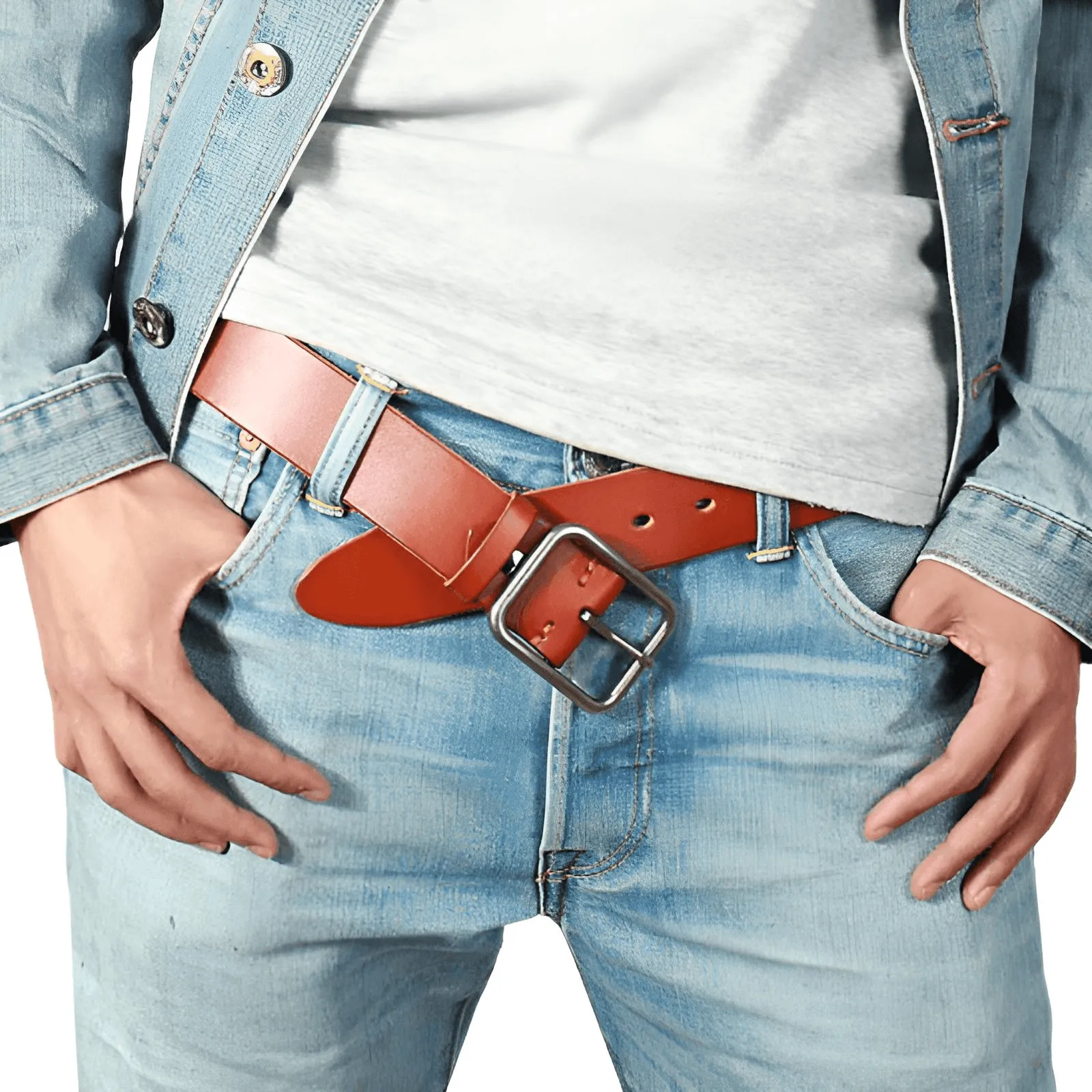 Leather Belt Men