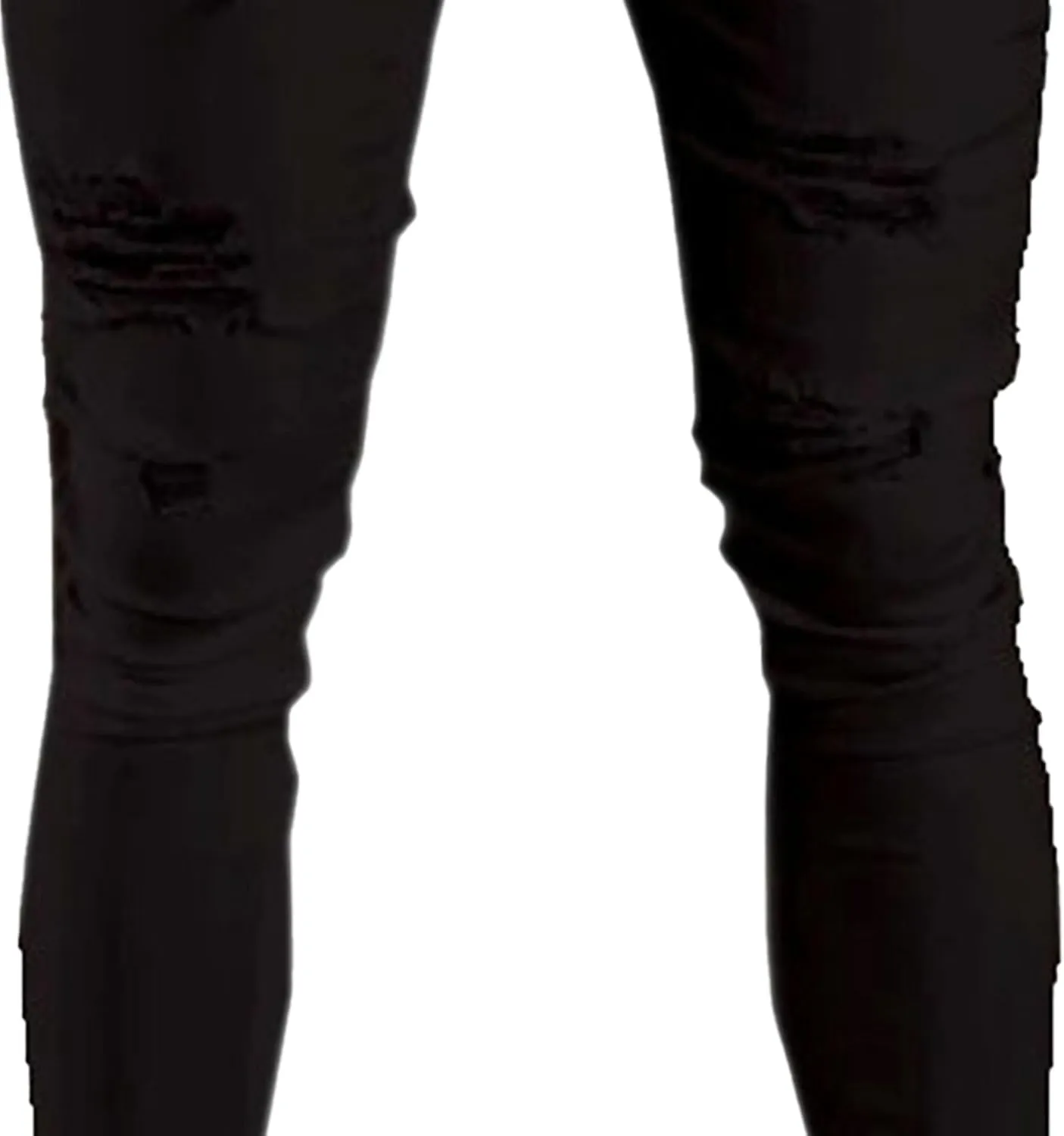 Maiyifu-GJ Men's Ripped Skinny Jeans Stretch Slim Fit Jeans Distressed Destroyed Straight Leg Denim Pants for Men
