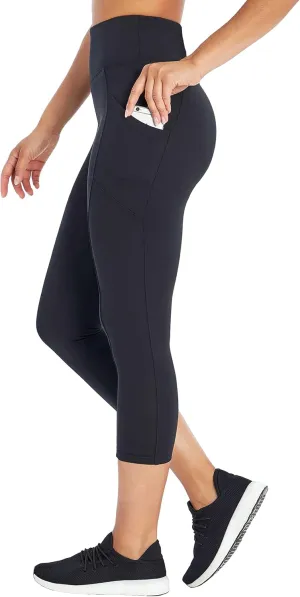 Marika Women's Drew High Waist Tummy Control Mid-Calf Leggings