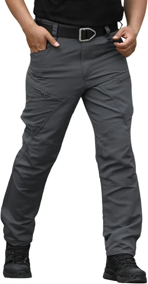 Mens Casual Joggers Pant 2024 Drawstring Chino Cargo Pants Hiking Outdoor Twill Track Jogging Sweatpants Pants