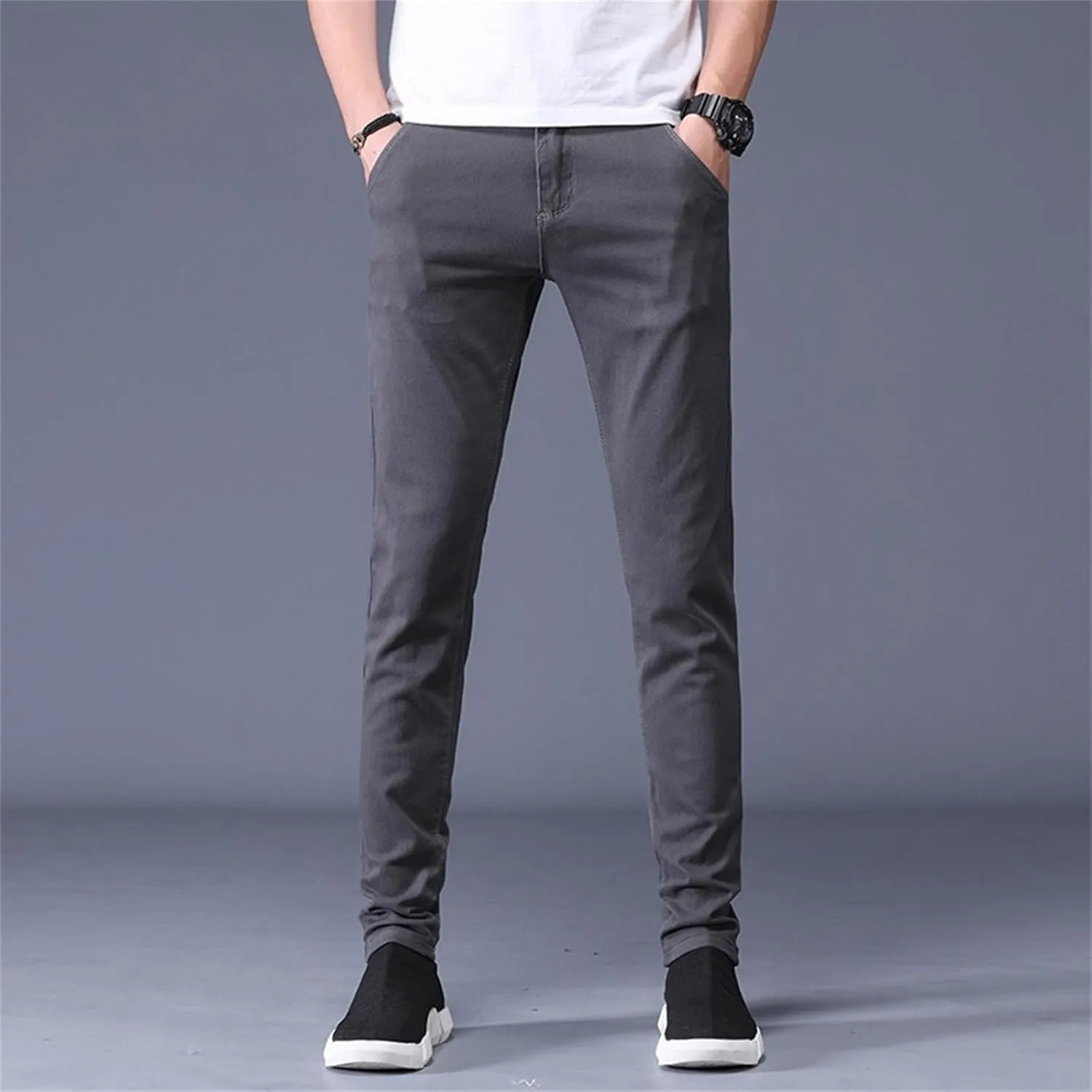 Men's Golf Pants Slim Fit Chino Pant Lightweight Stretch Quick Dry Casual Travel Work Dress Pants