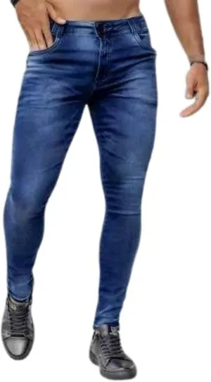 Mens Jeans Pants Slim Fit Comfy Stretch Jeans Pants Distressed Fashion Comfort Pants Summer Trousers for Daily Work