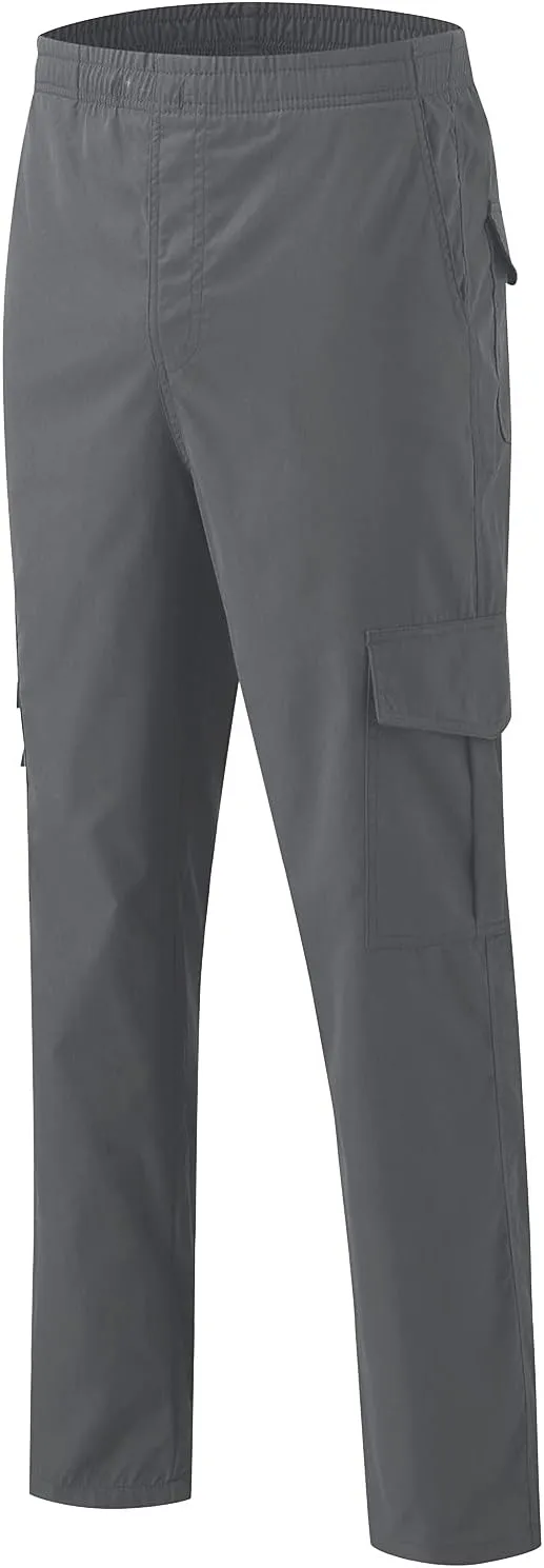 Men's Joggers Cargo Pants Drawstring Fashion Pants Sweatpants Casual Work Chino Pants with Pockets for Men