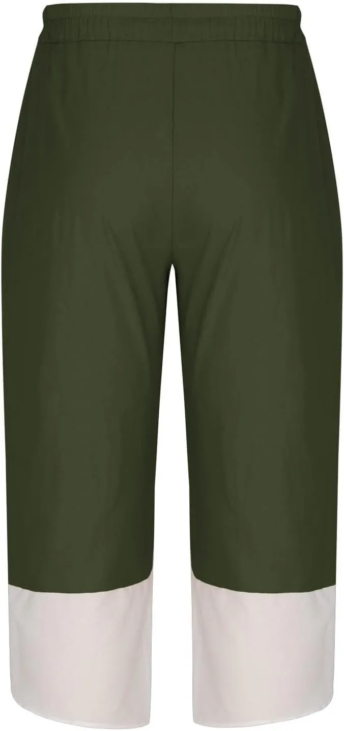 Mens Long Shorts Plus Size Plain Casual Pant Trendy Drawstring Waist Lightweight Beach Slacks Summer Vacation Short