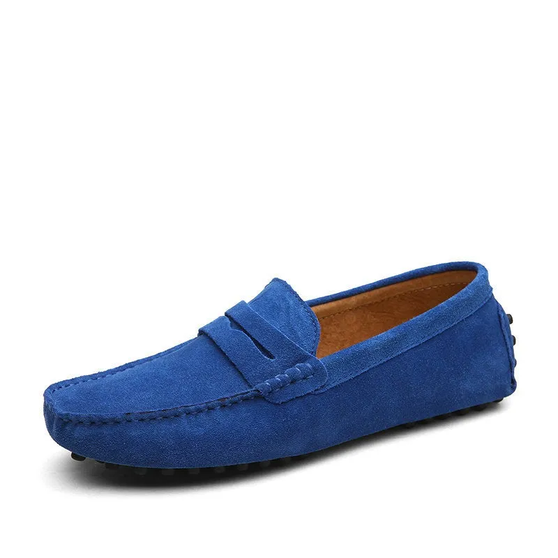 Men's Moccasins Lightweight Leather Loafers