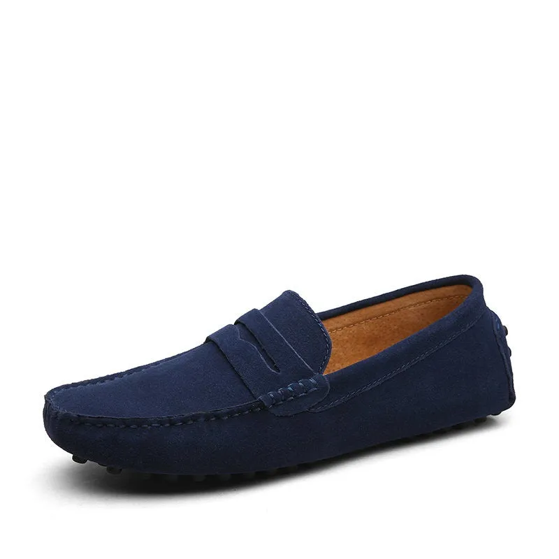 Men's Moccasins Lightweight Leather Loafers