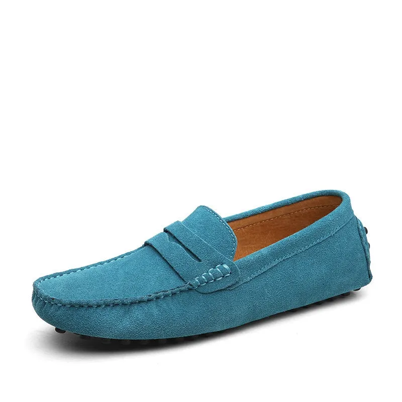 Men's Moccasins Lightweight Leather Loafers