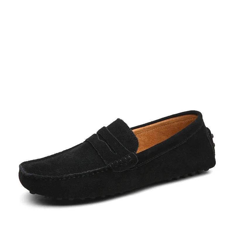 Men's Moccasins Lightweight Leather Loafers
