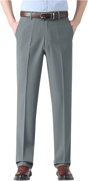 Mens Summer Golf Pants with Pockets Stretch Lightweight Quick Dry Breathable Trousers Casual Work Dress Pants for Men