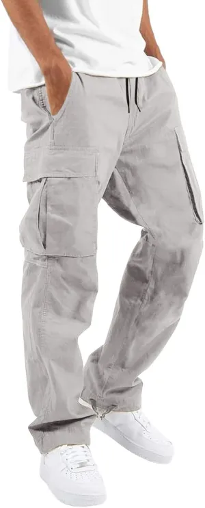 Mens Sweatpants with Pockets Big and Tall for Men Loose Fit Drawstring Pockets Sweatpants Athletic Workout Sweat Pants
