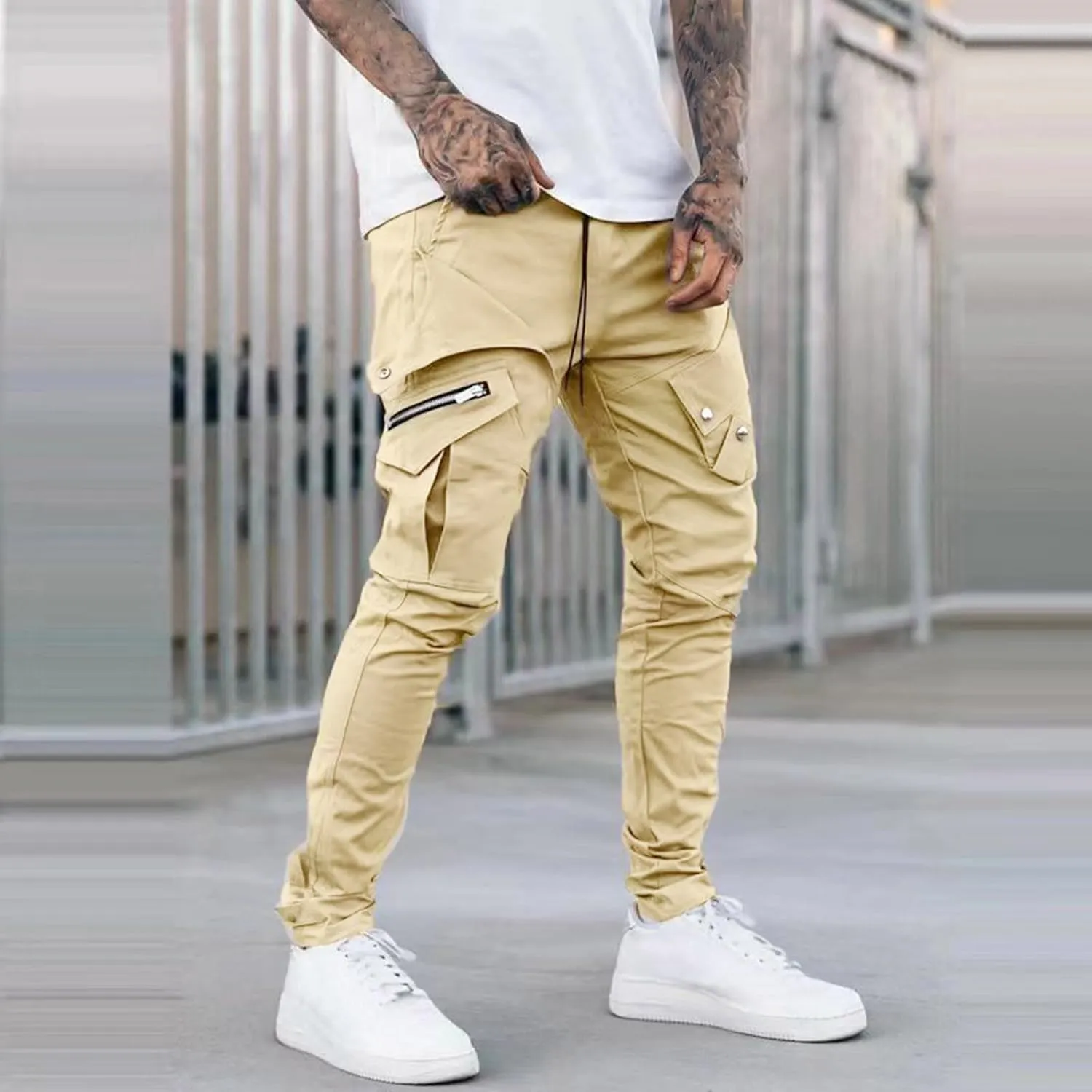 Mens Sweatpants with Pockets Big and Tall Sweatpants for Workout and Running Trousers Sweat Pants for Men Men's Basic