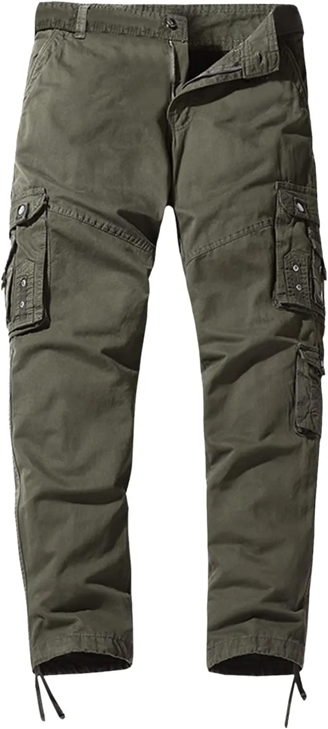Mens Workout Cargo Sweatpants Athletic Cargo Sports Pants Sweats Casual Straight-Leg Trousers Men's Cargo Sweatpants