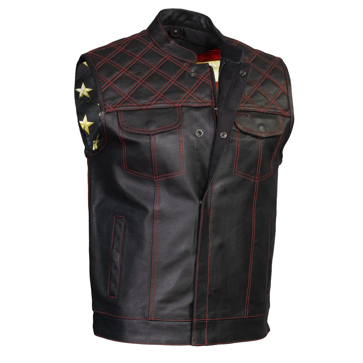 Milwaukee Leather LKM3782 Men's Classic Black Premium Leather