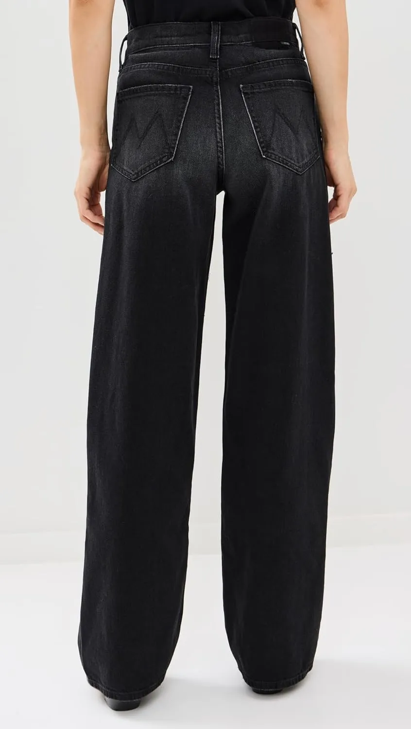 MOTHER Women's The Spinner Zip Sneak Jeans