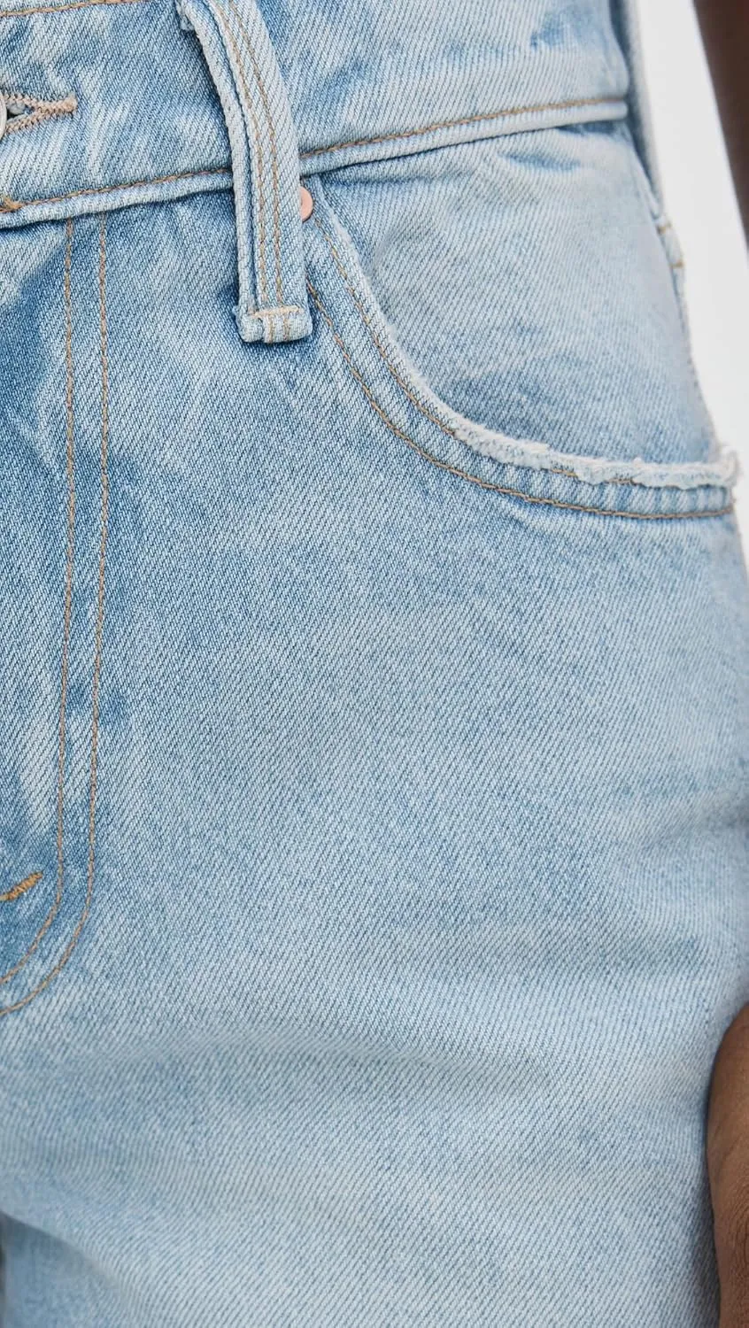 MOTHER Women's The Spinner Zip Sneak Jeans