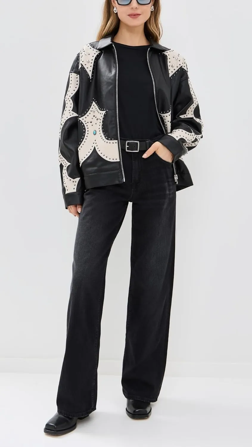 MOTHER Women's The Spinner Zip Sneak Jeans