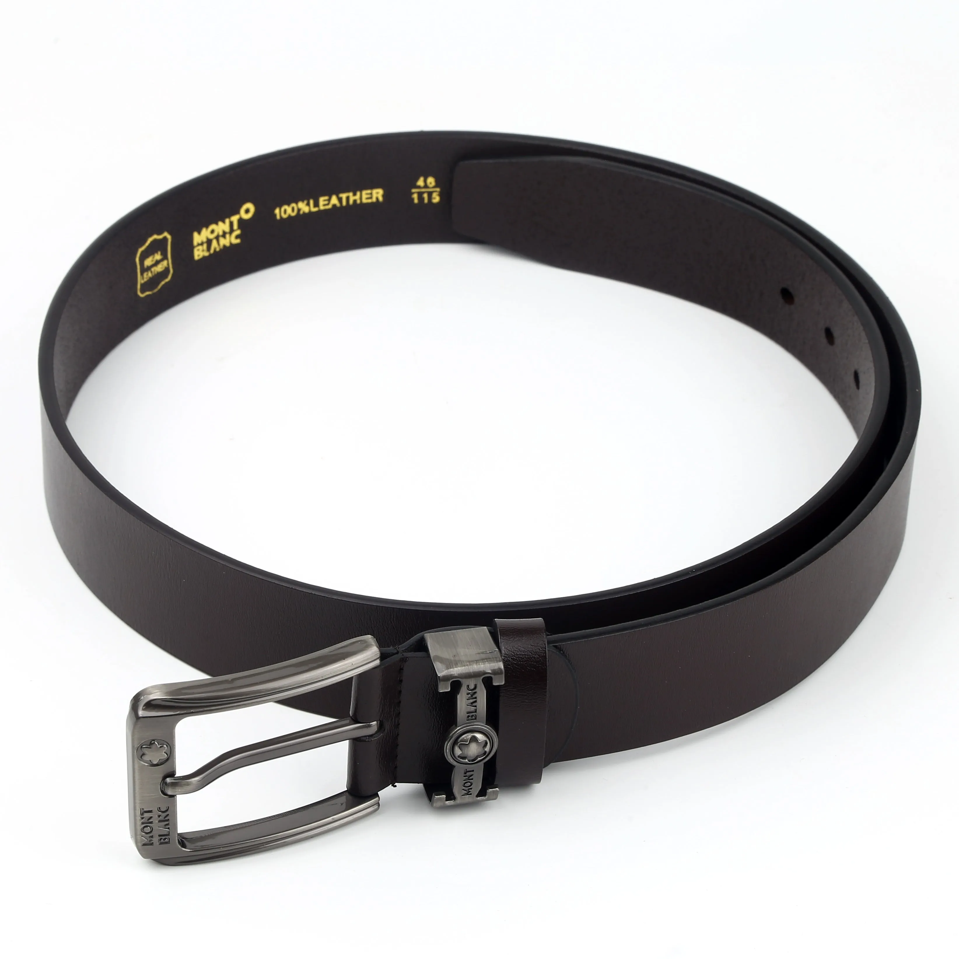 Mount Blanc leather belts