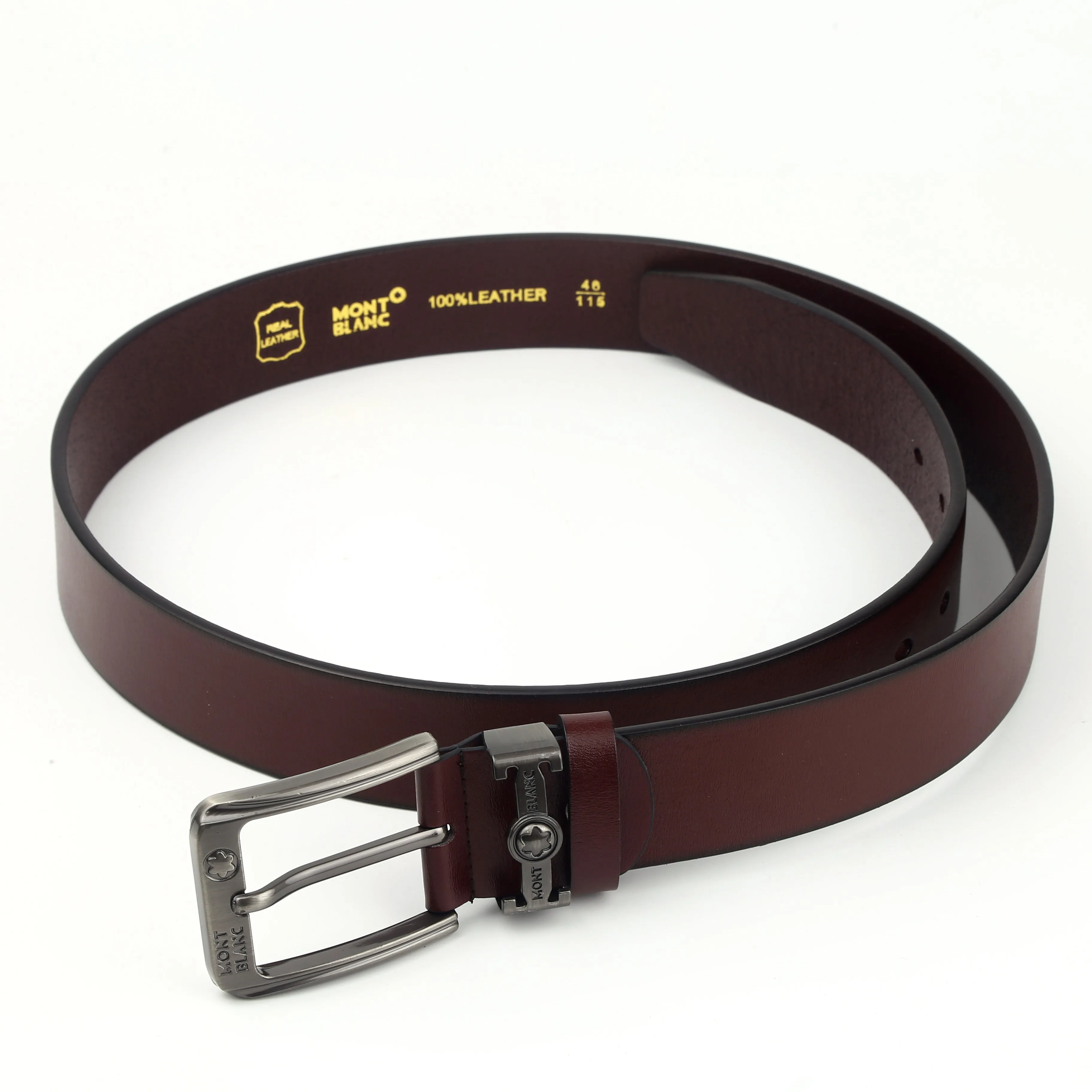 Mount Blanc leather belts
