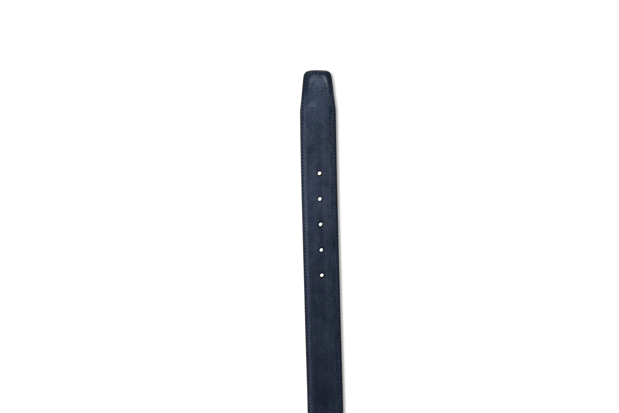 Navy Leather Belt