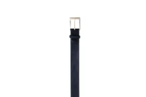 Navy Leather Belt