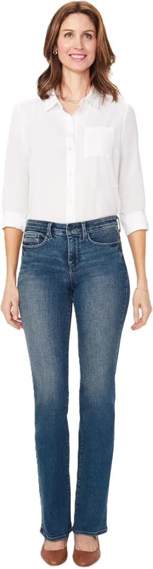 NYDJ Womens Barbara Bootcut Fit Denim Jeans