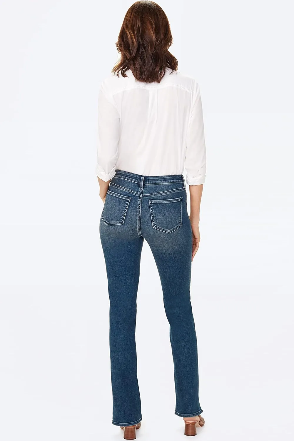 NYDJ Womens Barbara Bootcut Fit Denim Jeans