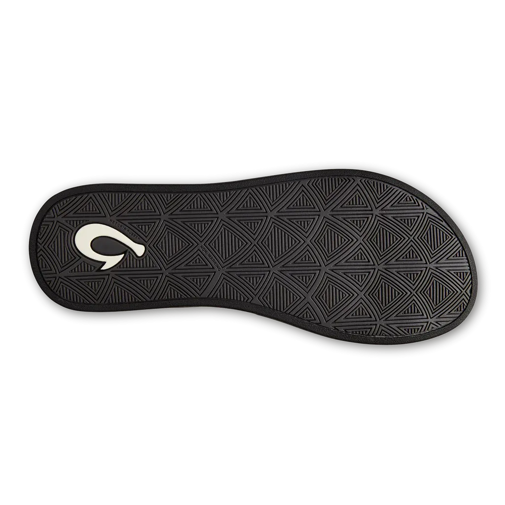 Olukai Women's Puawe Flip Flop - Silver/Black 20498-2K40