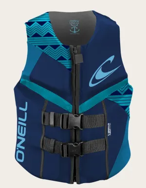O'neill Women's Reactor FZ Vest Navy