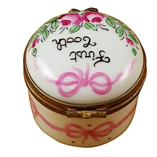 Pink First Tooth limoges box
