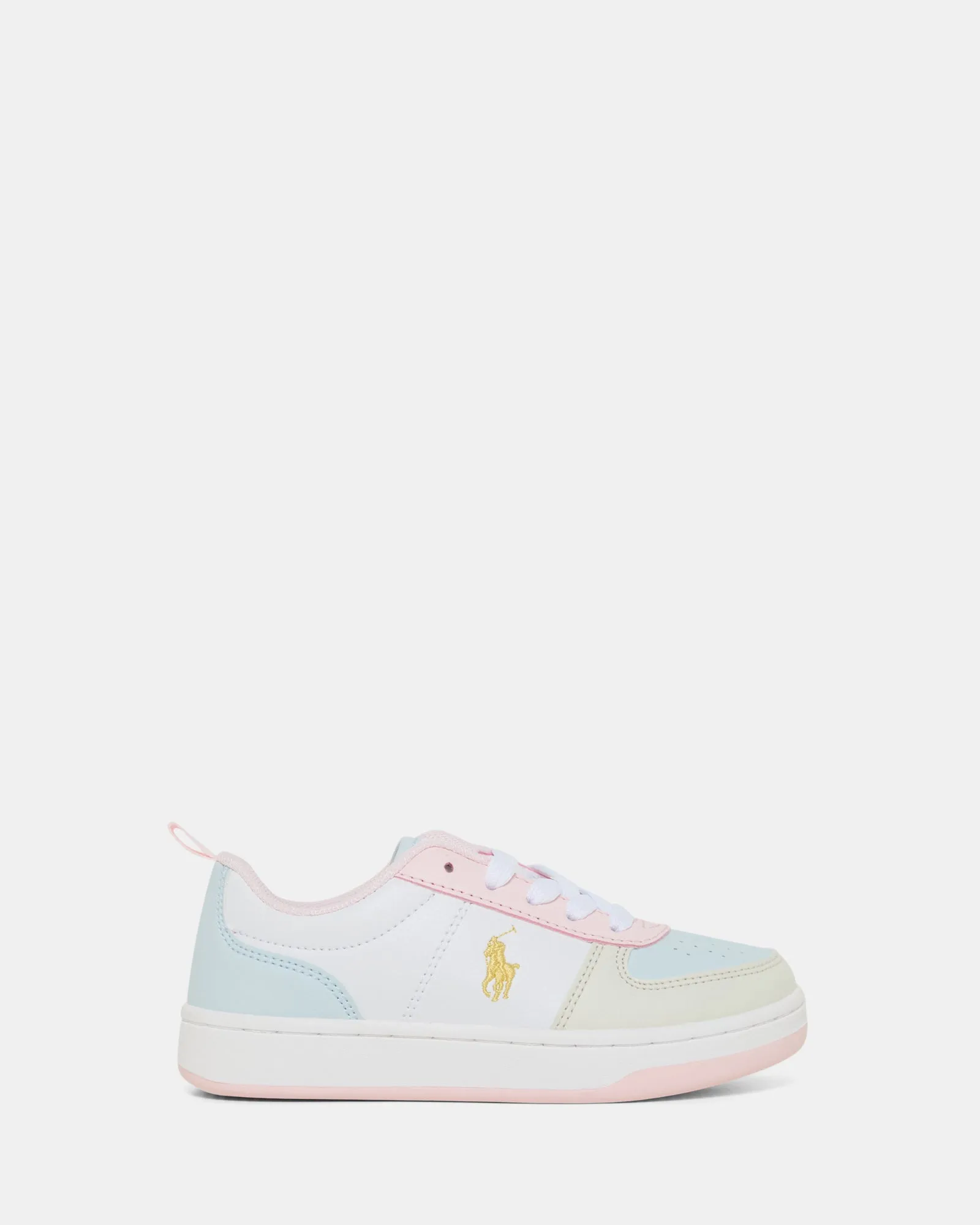 Polo Court II Youth White/Pink/Blue/Yellow