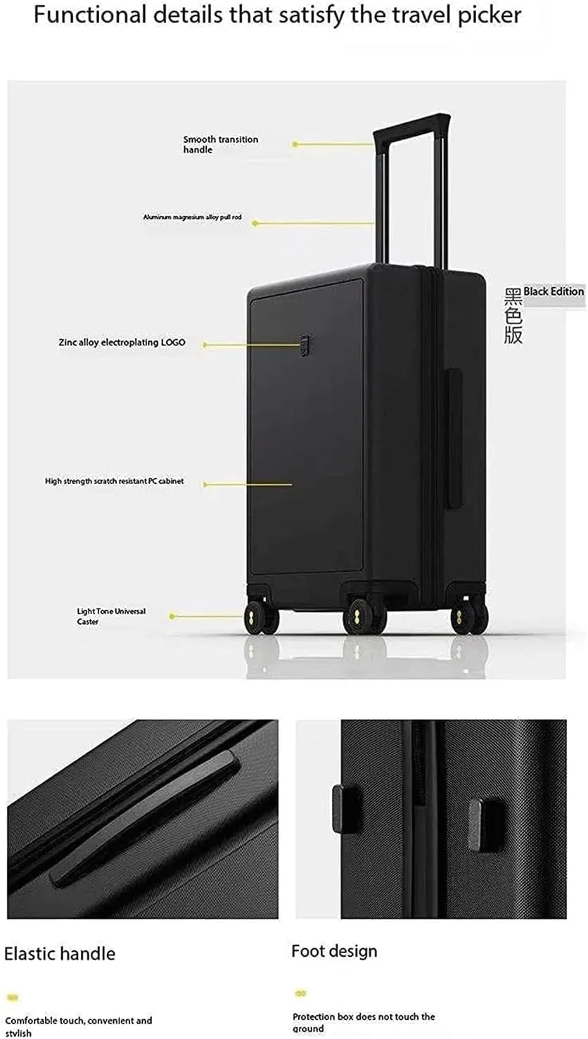 Portable Suitcase Expandable Suitcases Portable Luggage Multifunctional Divider Suitcases with Wheels Travel Business Carry On Luggage (B 26in)