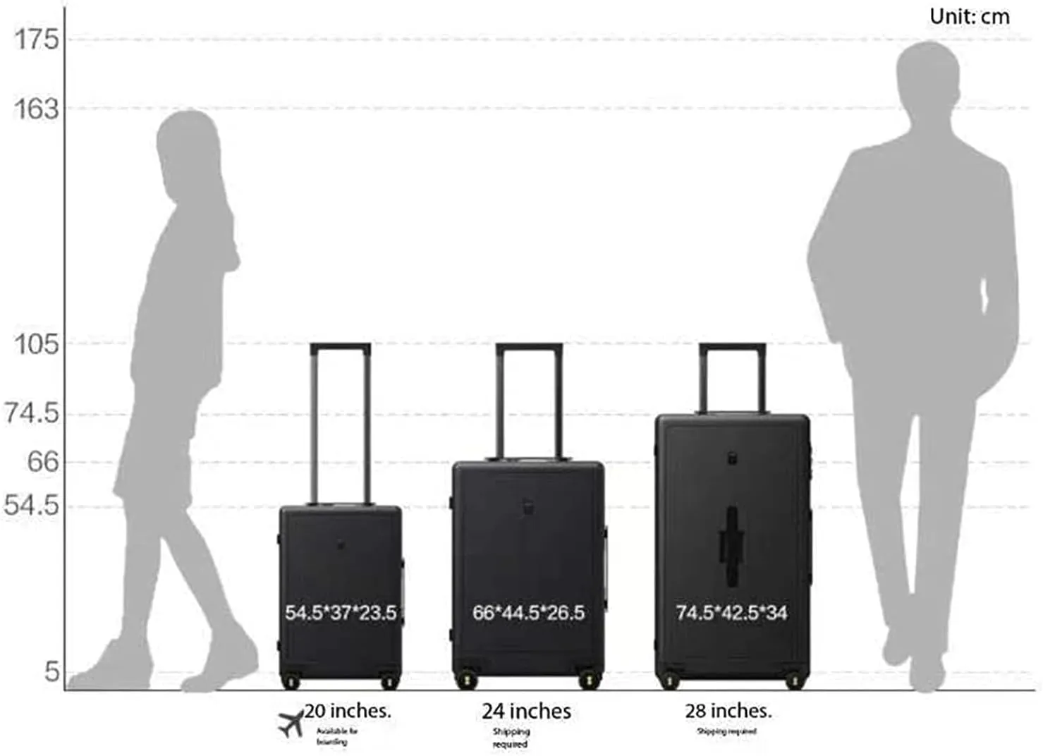Portable Suitcase Expandable Suitcases Portable Luggage Multifunctional Divider Suitcases with Wheels Travel Business Carry On Luggage (B 26in)