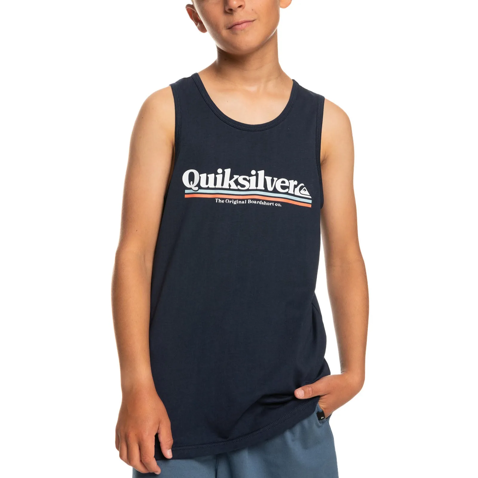 Quiksilver Kids Between the Line Sleeveless Vest - Navy Blazer